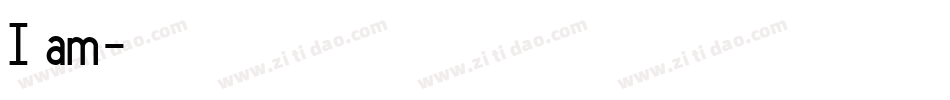 I am字体转换